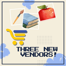 Three New Vendors!